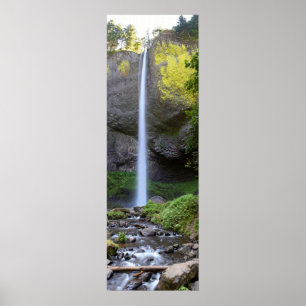 Poster Latourell tombe en gorge de Colombie