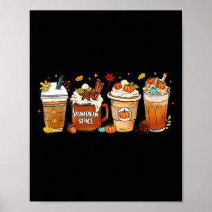 Poster Latte épice citrouille