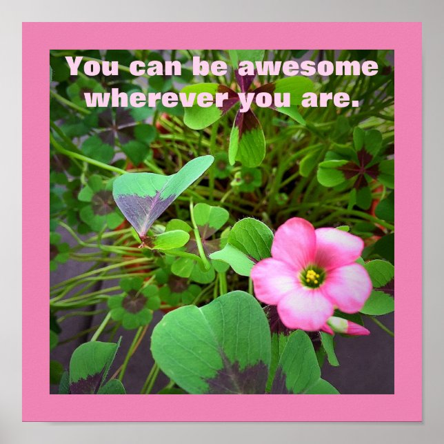 Poster L'attitude est tout l'affiche (Devant)