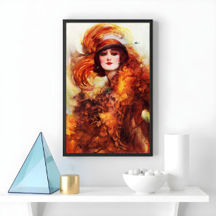 Poster L'attrait des yeux verts, Barrière