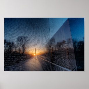 Poster L'Aube Au Mémorial Du Vietnam II