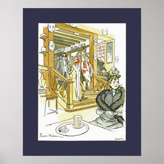 Poster L'Auberge des Adrets ~P. Vidal ~*Modifier la coule (Devant)