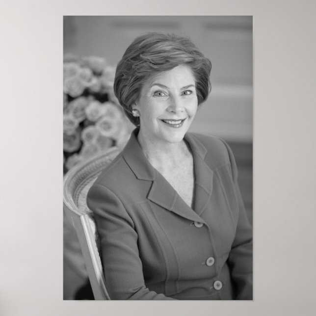Poster Laura Bush Portrait officiel - 2005 (Devant)