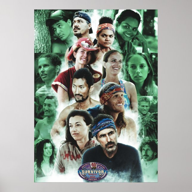 Poster Lauréats De Survivant À War Old School (Devant)