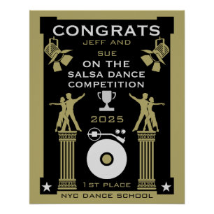Poster Lauréats du Concours de danse salsa