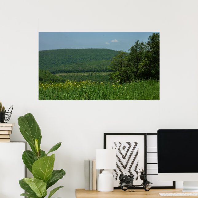 Poster Laurel Highlands Pennsylvania Summer Photography (Bureau à domicile)