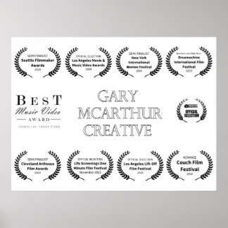 Poster Laurels commémoratifs