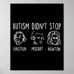 Poster L'autisme n'a pas empêché la Sensibilisation sur l