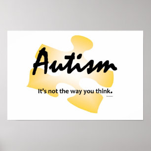 Poster L'autisme souffle - "Ce n'est pas comme ça que vou