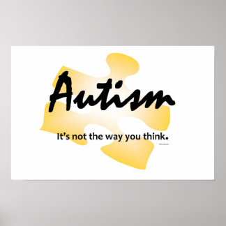 Poster L'autisme souffle - "Ce n'est pas comme ça que vou