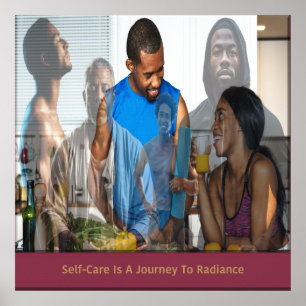 Poster L'Auto-Soins Est Un Voyage Vers La Radiance