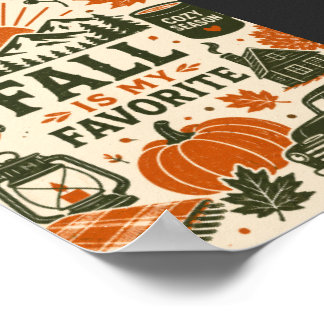 Poster L'automne est ma saison préférée