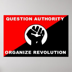 Poster L'autorité de question organisent l'affiche de