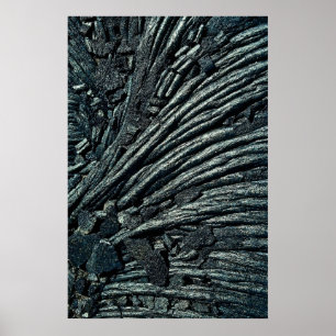 Poster Lava, Parc national des volcans d'Hawaii, États-Un