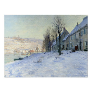 Poster Lavacourt soleil et neige