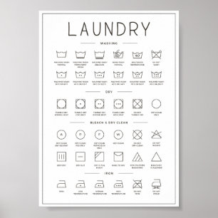 Poster Lave guide noir & blanc