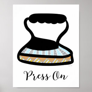 Poster Lave-linge vintage Salle Mur Art