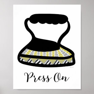 Poster Lave-linge vintage Salle Mur Art