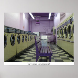 Poster Lavender Laundrymat