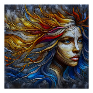 Poster L'avènement de la nature - L'ère de l'IA