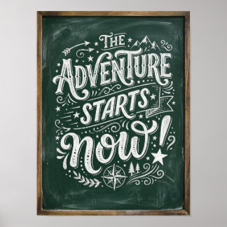 Poster l'aventure commence maintenant