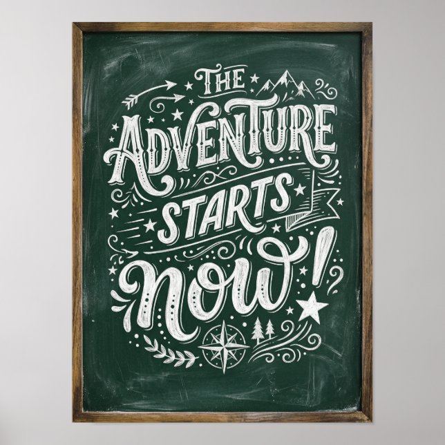 Poster l'aventure commence maintenant (Devant)