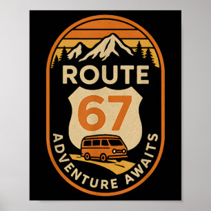 Poster L'aventure de la route 67 vous attend Drôle de 67