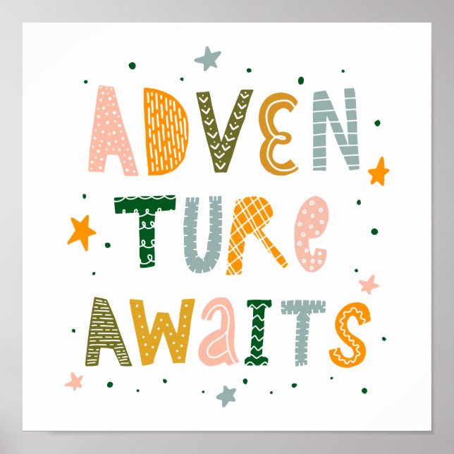 Poster L'aventure vous attend (Devant)