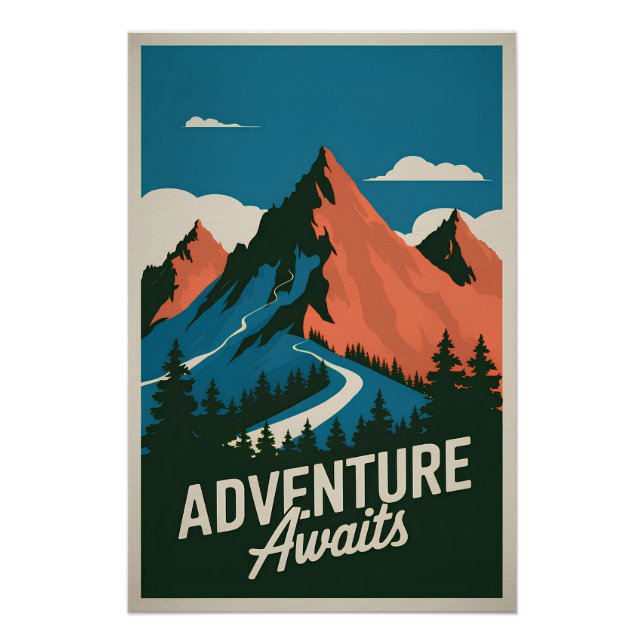 Poster L'aventure vous attend (Devant)