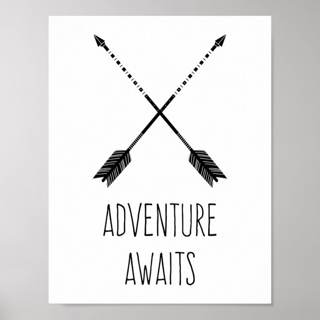 Poster L'aventure vous attend Inspirante (Devant)