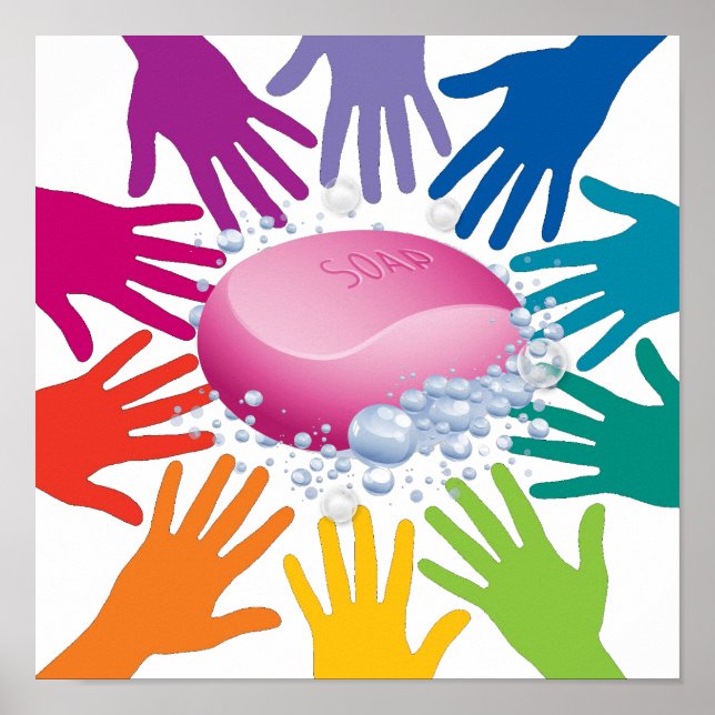 POSTER LAVER LES MAINS (Devant)