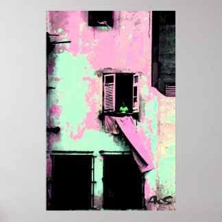 Poster laverie cubique