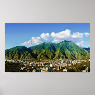 Poster L'Avila National Parcs, Caracas, le Vénézuéla