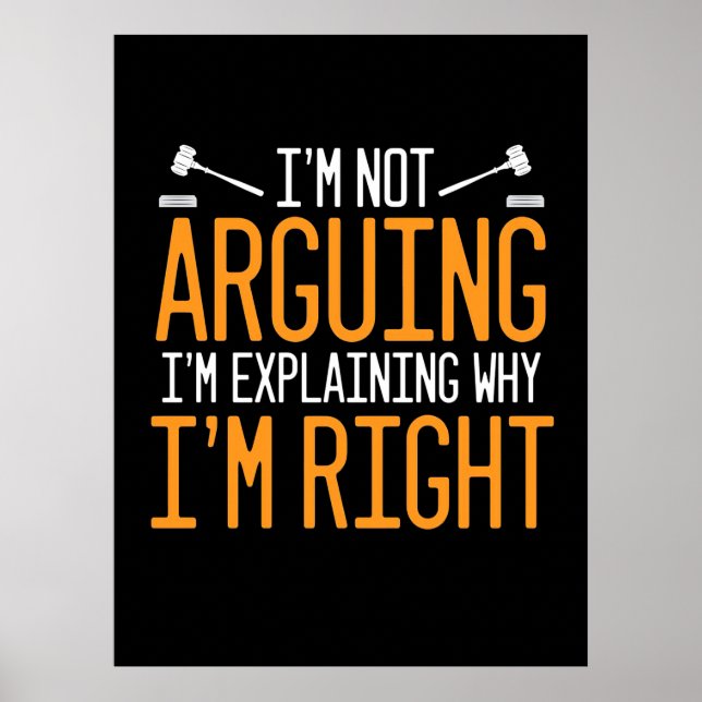 Poster L'Avocat Explique Pourquoi J'Ai Raison (Devant)