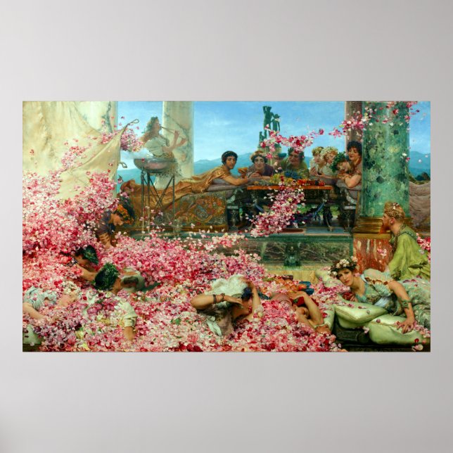 Poster Lawrence Alma-Tadema Les Roses de Heliogabalus (Devant)