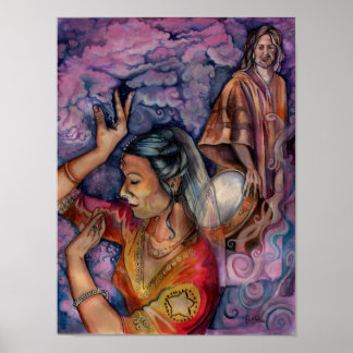 Poster Layla et Madman par Portia St Luke
