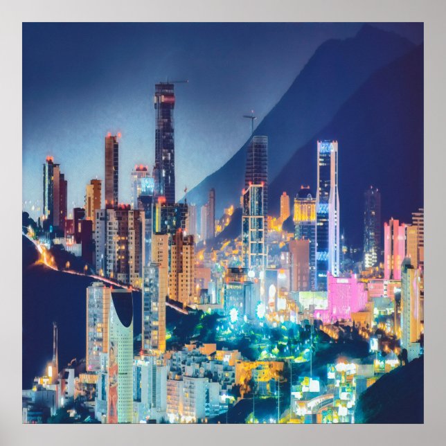 Poster ldo MONTERREY - Nouveau-Mexique (Devant)