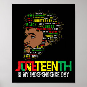 Poster Le 11° anniversaire de la liberté des Noirs aux Et