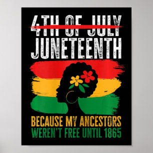 Poster Le 11 juin américain est ma fête d'indépendance 4