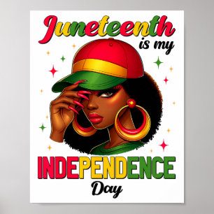 Poster Le 18 Juin 1865 Est Mon Jour D'Indépendance Pour L