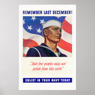 Poster Le 2ÈME GUERRE MONDIALE se rappelle en décembre