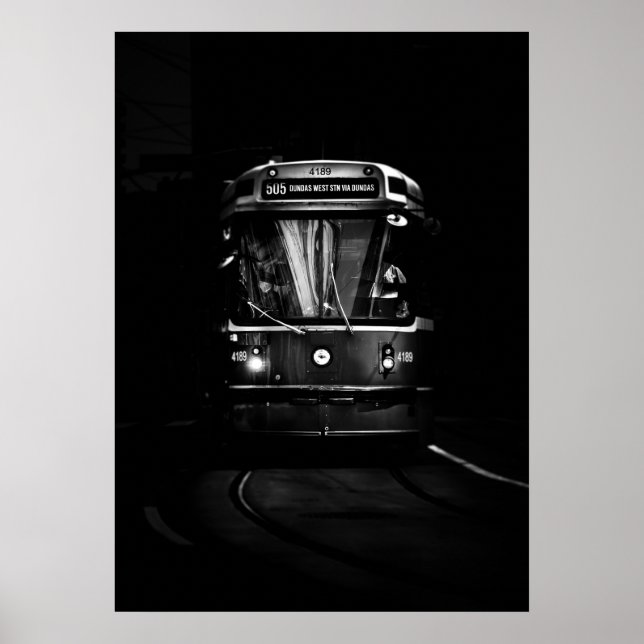 Poster Le 505 Dundas Streetcar No 1 (Devant)