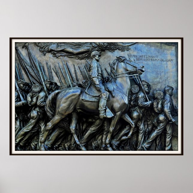 Poster Le 54e régiment d'infanterie volontaire du Massach (Devant)