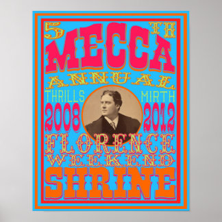 Poster Le 5e week-end annuel des "Shriners de la Mecque" 