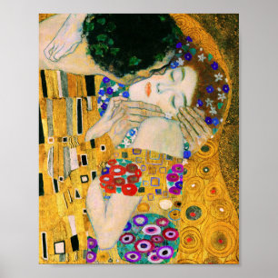 Poster Le baiser de Gustav Klimt
