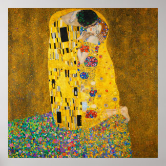 Poster Le Baiser de Gustav Klimt