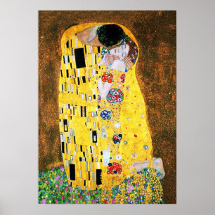 Poster Le baiser de Gustav Klimt Imprimer