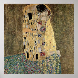 Poster Le baiser de Gustav Klimt (vers 1908)