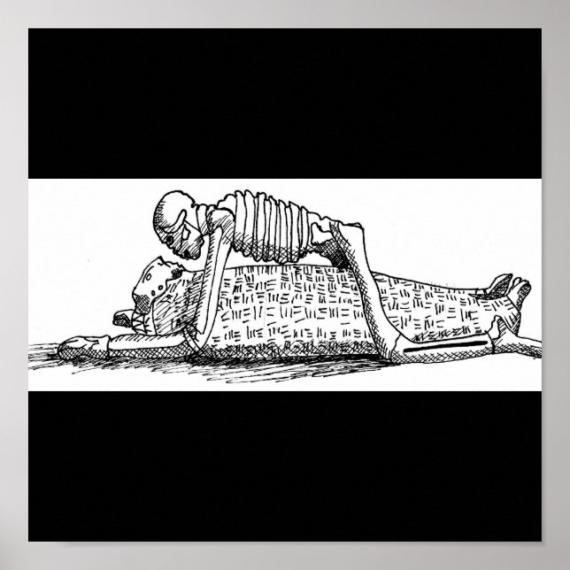 Poster "Le baiser de la mort" (Devant)