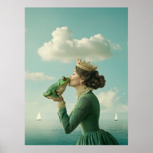 Poster Le baiser du prince de la grenouille
